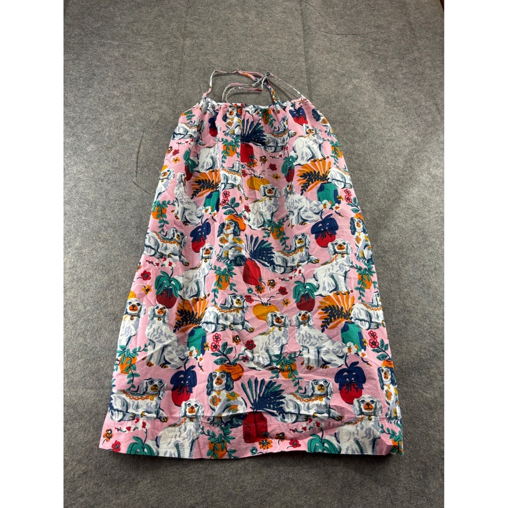 Printfresh Staffordshire Spaniel Dog Organic Cotton Cami Nightgown Mini Dress S